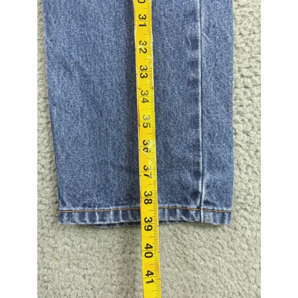 Levis 505 Regular Fit Straight Leg Denim Jeans Mens 29x30 Blue Classic Western